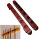 thumbnail image 4 of Wall-mounted 6-cue in wood Cue rack Billiard wall rack in hardwood Cue rack with pool cues Model: Red wood, 4 of 5