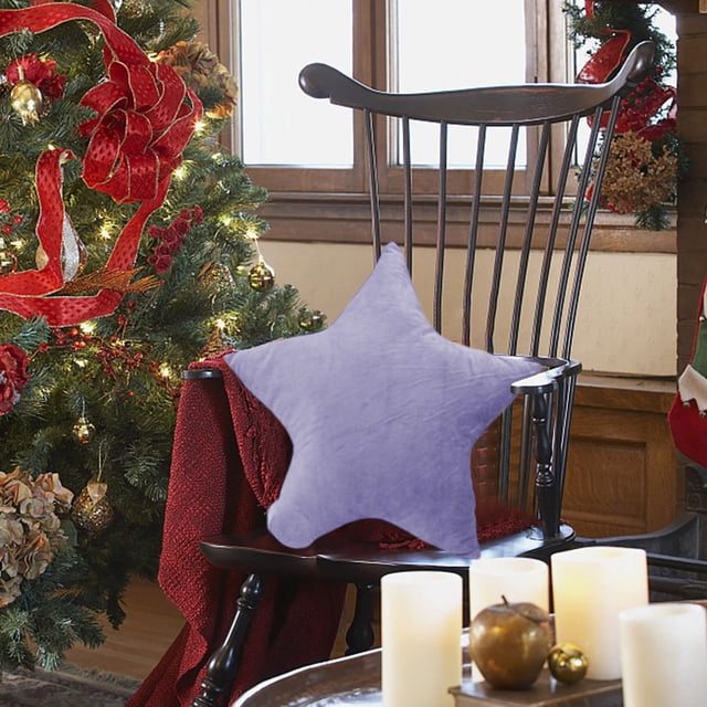 XYAIYT Halloween Solid Color Five Point Star Pillow for Holiday Party Decoration and Home Ornament with Short Soft Fabric Sofa and Bed Cushion Multipurpose Use for Cozy Relaxation
