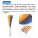 thumbnail image 4 of Uxcell 20Pcs Hierba Pampas Artificial 21.65" Decoración de Hierba Pampas Falsa Azul/Dorado, 4 of 7