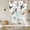 Brown, variant on Spring Flowers Tie Up Curtains for Windows, Adjustable Balloon Window Shades, Black Brown White Horse Country Pink Kitchen Window Treatments Farmhouse Short Curtains with Rod Pocket 42"x45"