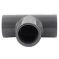thumbnail image 2 of Conector de tubo de agua en forma de T de 20 mm de diámetro interno 3 vías gris 2 piezas, 2 of 2