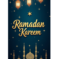 thumbnail image 4 of Ramadan Kareem Backdrop Banner Decorative Lanterns Mosque Design for Eid Mubarak Party Islamic Celebration Photography Props Home Decor Background, 4 of 4