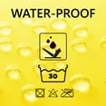 thumbnail image 4 of Rideau de Douche Extra Long Jaune Polyester 12 Anneaux 79"L x 71"W, 4 of 5