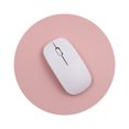 thumbnail image 2 of Mouse Pad Environmentally Friendly Natural Cork and PU Leather Material Round 20cm Office Mouse Pad Waterproof Double-sided Mouse Pad for PC, Computer and Laptop, 2 of 7
