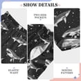 thumbnail image 4 of Wobogo Star Bottom Sharks Long Pajama Pants Bottoms Soft Sleepwear with Pockets, 4 of 9