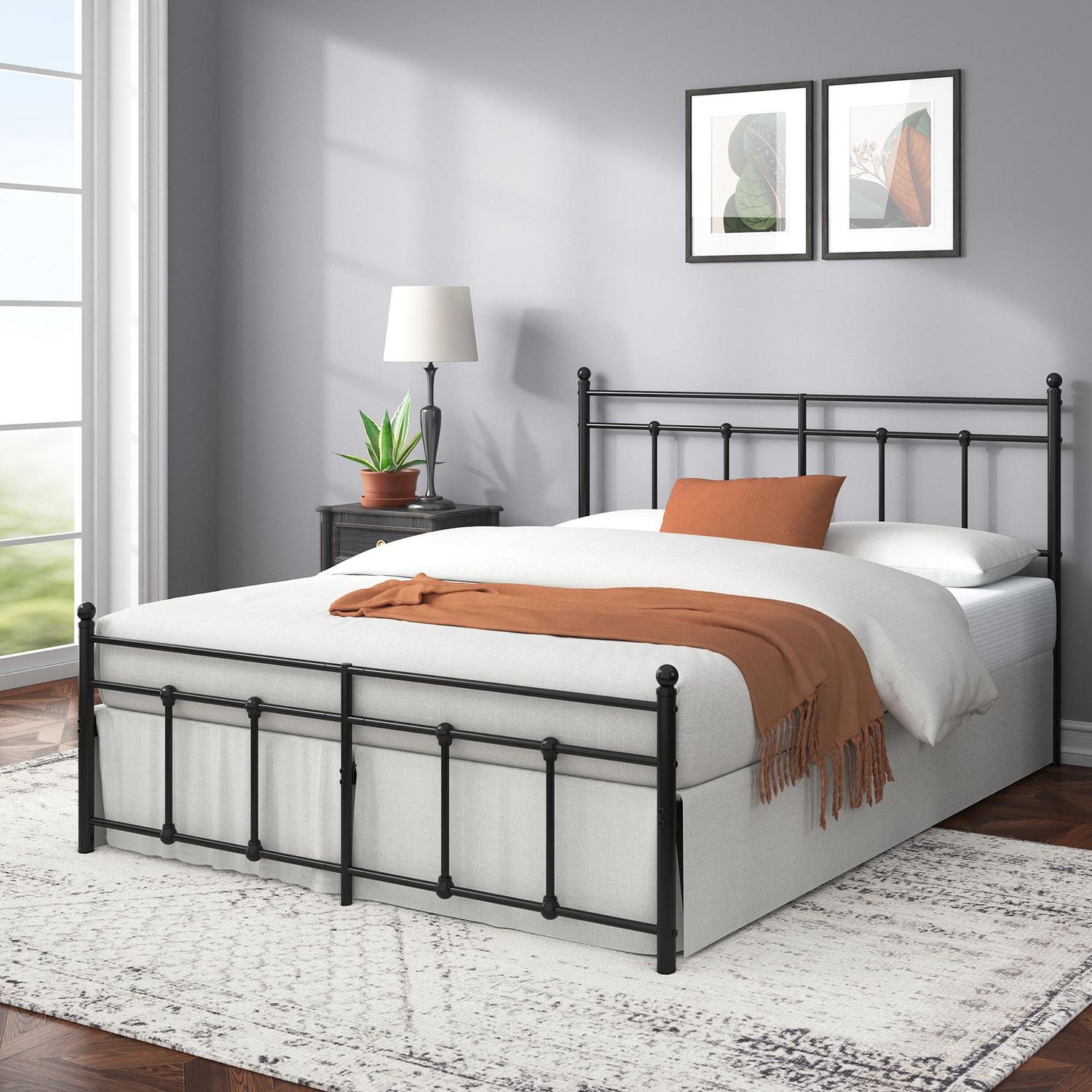 Zinus Nicholas 42.2 Inch Metal Platform Bed Frame