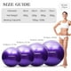 thumbnail image 3 of Pelota de Yoga antiexplosión 45cm/55cm/65cm/75cm pelota de equilibrio de estabilidad Pilates barra física, 3 of 8
