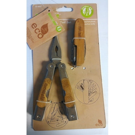 Hurricane 2 Pc Multi Function Pliers and Knife Tool Set