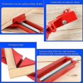 thumbnail image 3 of SHAR Adjustable Woodworking Angle Clamp Set - 4pcs, Perfect for Picture Frames, Wedges, and Carpentry Welds, 3 of 5