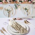 thumbnail image 2 of Cloth Napkins Set of 4 - 20x20 Inches, Brown Beige Vintage Washable Reusable Table Napkins, Retro Abstract Art Soft & Absortbent Dining Napkin for Party Wedding Hotel Restaurant, 2 of 8