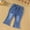 Blue, variant on Cethrio Kids Girls Flare Jeans 2025, Stretch Casual School Elastic Waist Denim Pants Beige Size 5 T