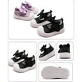 thumbnail image 7 of Toddler Girl's Canvas Sneakers Bowknot Mary Jane Flat Shoes for Baby Kids School Uniform Dress Shoes, 7 of 7