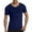 Navy, variant on Men’s Seamless V-Neck Short Sleeve T-Shirt – Milk Silk Smooth Undershirt, Invisible No-Show Tee for Layering Grey XXXXXL