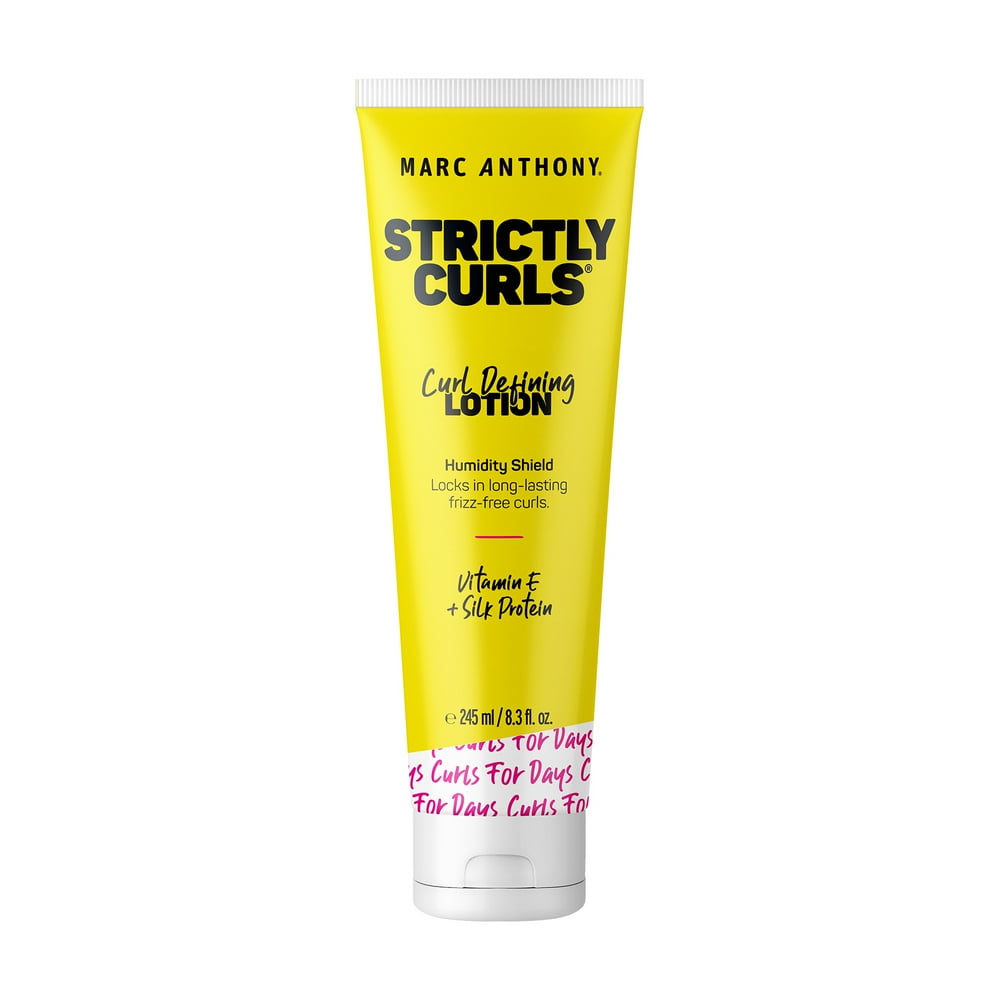 Marc Anthony Strictly Curls Defining Lotion & Heat Protectant Hair Gel for Anti Frizz & Hold