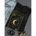 thumbnail image 3 of The Moon. Card Shaped T-Shirt Women -Smartprints Designs, Female 3X-Large, 3 of 4