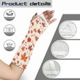thumbnail image 7 of COEQINE Fall Maple Leaf Arm Cast Cover Scratch Sleeves Elastic Removable Cast Cover Breathable Washable Cast and Bandage Protector Thanksgiving Decorative Arm Cast Cover Large, 7 of 7