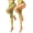 Green, variant on 2 Pairs Black Fishnet Stockings for Women High Waist Fishnets Fishnet Tights Footless Stockings