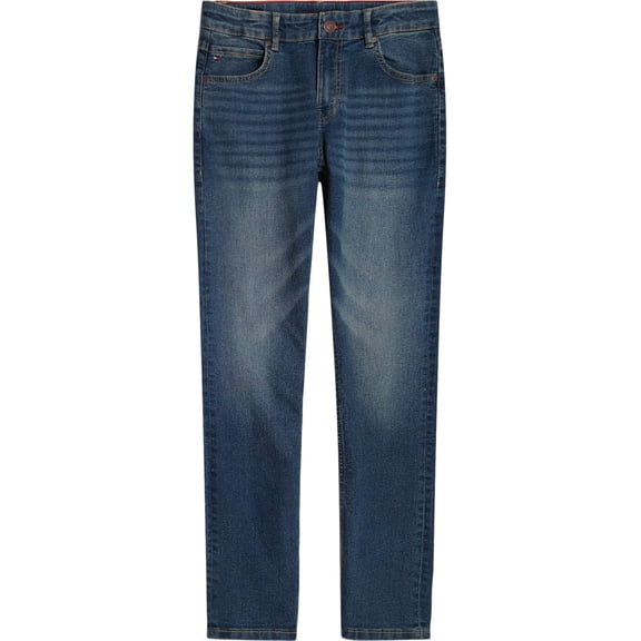 Vaqueros Tommy Hilfiger para niños, elásticos, 5 bolsillos, delgados, Canyon 10Y