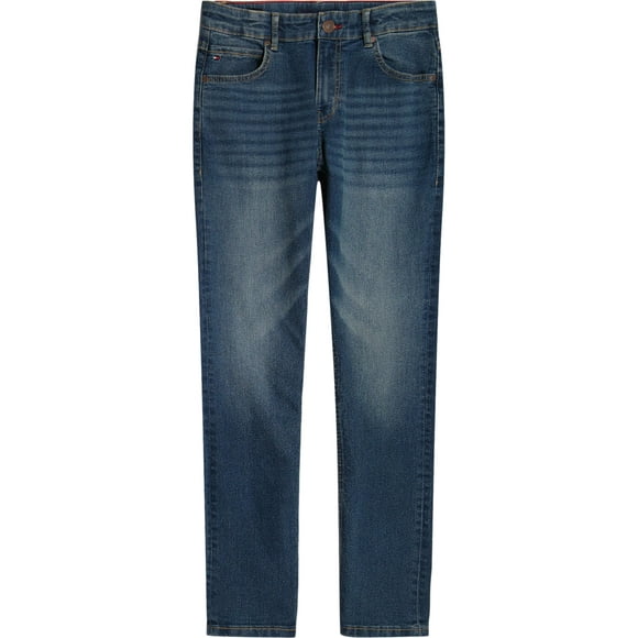 Vaqueros Tommy Hilfiger para niños, 5 bolsillos, elásticos, delgados, Canyon, 12 años