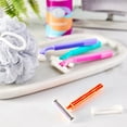 thumbnail image 3 of Equate Women's 2-Blade Disposable Razors, Color May Vary, 10 Count, 3 of 9