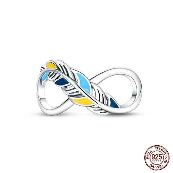 BONZEUS 925 Sterling Silver Colorful Dreamcatcher Charms with Zircon - Fits Bracelets