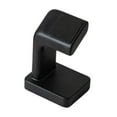 thumbnail image 3 of Expositor de relojes compacto, accesorio decorativo, estable, para guardar regalos, soporte individual para relojes inteligentes, ideal para encimeras Negro, 3 of 10