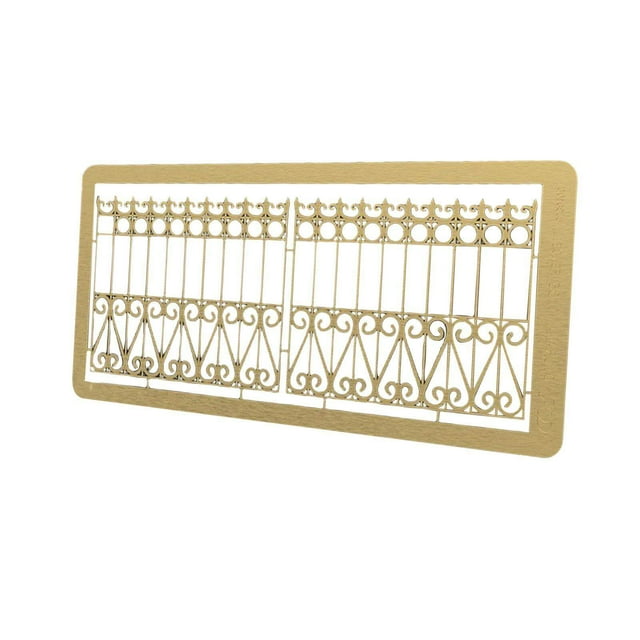 Maoww Handmade 1:35 Scale 3D Puzzle Model Brass Door Educational Toys Scenery Style B