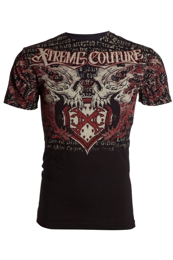 Xtreme Couture By Affliction Men's T-Shirt LIGHTNING Black