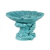 Beautiful & Mesmerizing Ceramic Seashell Platter In Blue