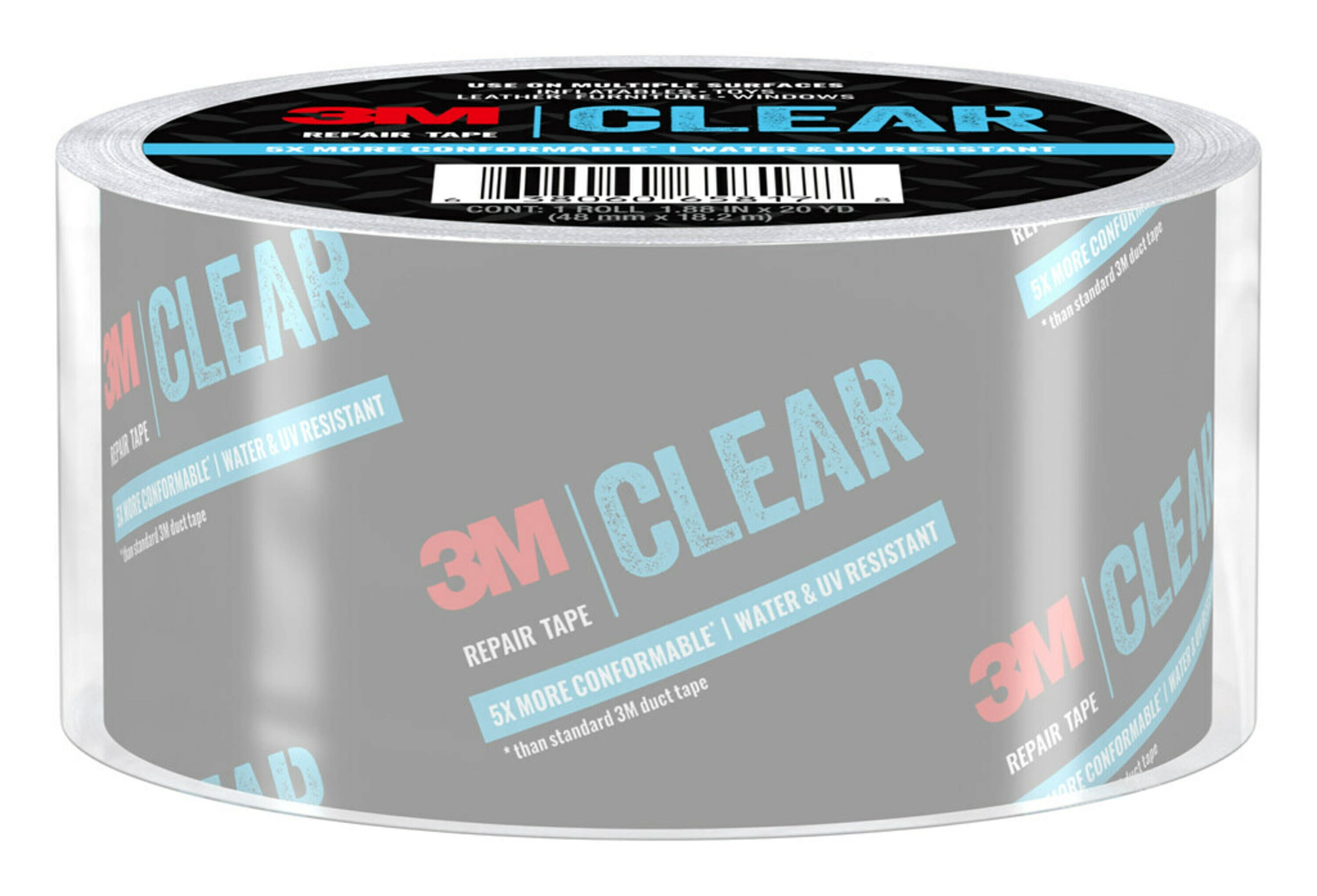 Clear Duct Tape, 1.88 x 164ft