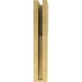 thumbnail image 4 of 3"W x 6"D x 18"H Thin Crestline Rough Cedar Woodgrain TimberThane Corbel, Primed Tan, 4 of 6