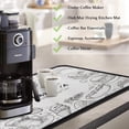 thumbnail image 5 of Coffee Mat, Coffee Bar Mat Hide Stain Absorbent Rubber, Quick Drying Mat Fit Under Coffee Maker, Kitchen Counter Pad with Non-slip Rubber Backed (12''x19''), 5 of 5
