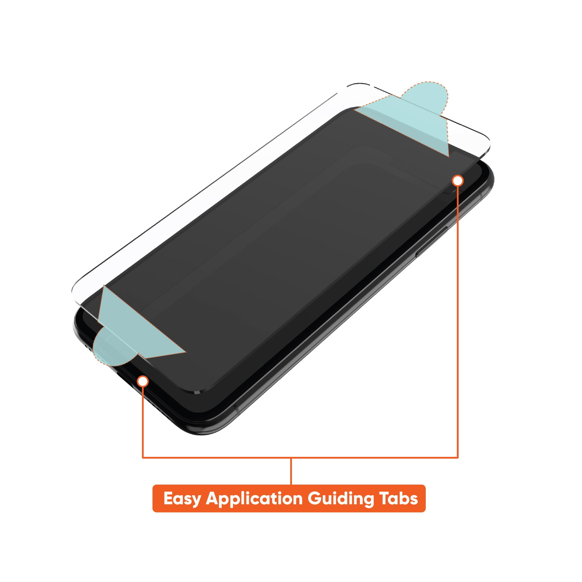 onn. Glass Screen Protector for iPhone 15 Plus / iPhone 14 Plus