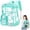 Multicolor, variant on PVC Transparent Backpack Stadium Approved See-Through Bookbag Daypack Office Travel