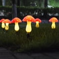 thumbnail image 4 of Fiudx Decoración Solar En Jardín, Luces Led En Forma de Hongo, Estacas Solares Impermeables Ip65, Encendido y Apagado Automático, Decoración Festiva para Exteriores, Regalos Navideños, Uso Durante To, 4 of 7