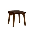 thumbnail image 2 of Benzara BM184071 Wooden Round Table with Drop Down Leaf, Caramel Brown, 2 of 3