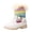 SA-White, variant on Girls Cowgirl Boots Toddler Girls Cowboy Boots - Cowgirl Western Boot for Kids Mid Calf Riding Shoes Little Kid/Big Kid(White,3.5)