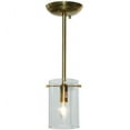 thumbnail image 2 of Meyda 140494 5 in. Bakersfield Semi-Flushmount, Clear Natural, 2 of 5