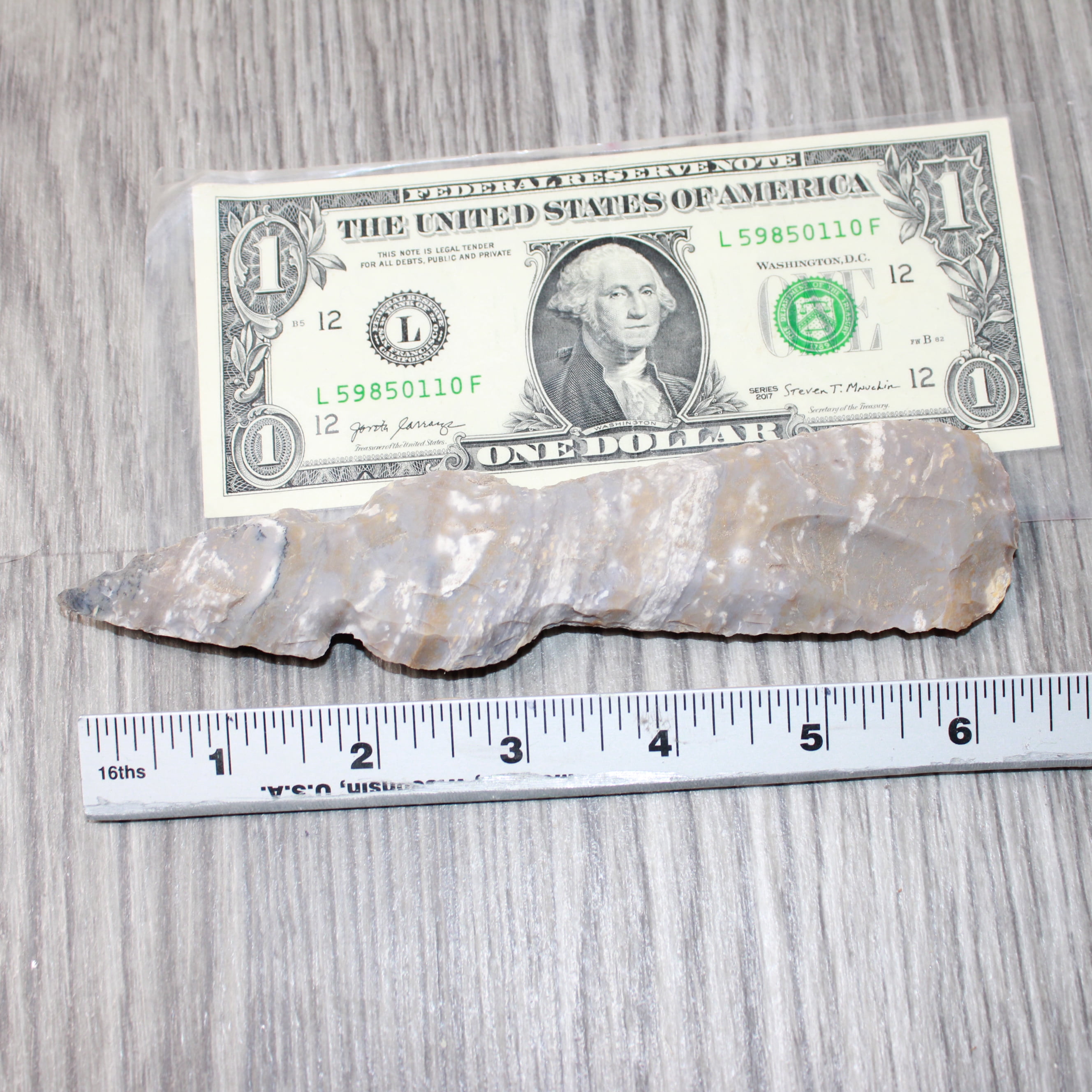 1 Stone Ornamental Tomahawk Head #0364       Agate Jasper Ax Axe Hatchet