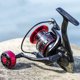 thumbnail image 1 of 5.2/1 Relación de velocidad Carrete de pesca Carrete de metal Rueda giratoria Accesorios (HK3000), 1 of 6