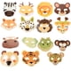 thumbnail image 1 of KAKOWELY 15 máscaras de animales para fiestas infantiles con temática de jungla, como recuerdo de fiesta, para decorar fiestas de cumpleaños infantiles., 1 of 5