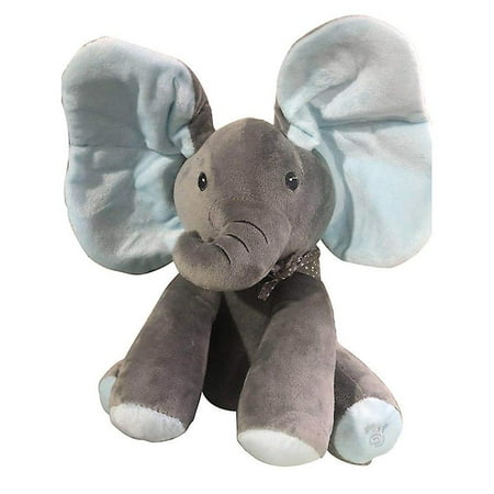 Peek-a-boo Elephant Baby Plush Toy Talking Singing Stuffed Kids Music