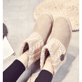 thumbnail image 6 of Women's Middle cylinder Boots - Buckle Casual Booties with Plush Lining, 6 of 7