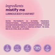 ONYX Professional Mistify Me Luminous Body and Hair Mist, Amber and Musk