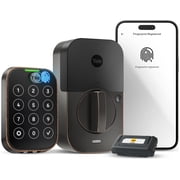 Assure Lock 2; Keyless Smart Door Lock with Wi-Fi and Fingerprint Access; Satin Nickel