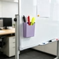 thumbnail image 1 of Magnetic Pen Holder, Whiteboard Marker Storage Container, Wall-Mounted Large-Capacity Organizer for Office, Home, 1-Pack, 1 of 6