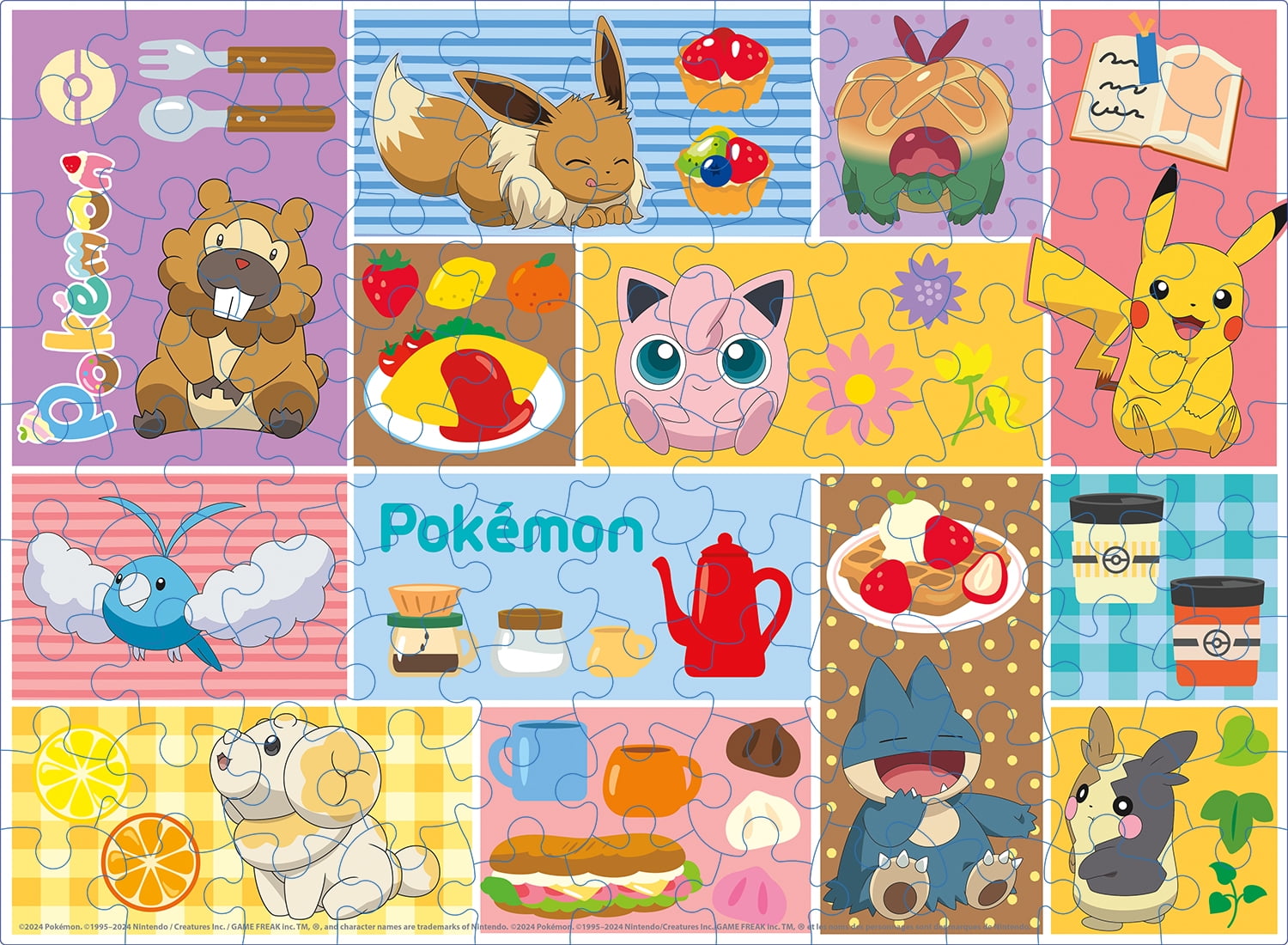Buffalo Games Pokemon Treats 100-Piece 15 x 11-Inch Interlocking Jigsaw Puzzle for Children Ages 6+