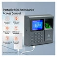thumbnail image 3 of Time Clock,Attendence Machine F30 Fingerprint Attendance Machine Keypad Office Employee Access Control System Electric Time Clock Recorder ,Versatile Punching Options, 3 of 7