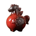 thumbnail image 2 of Estatua de caballo, adorno para té, de mascota, escultura de recuerdo, figura de caballo para gabinete, escritorio de oficina, mesa de té,, 2 of 9