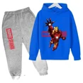 thumbnail image 3 of Conjunto de sudadera con capucha para niños de Iron Man de Los Vengadores, suéter de manga larga con capucha para otoño e invierno para niños y niñas de Marvel Cartoon 2024, 3 of 5